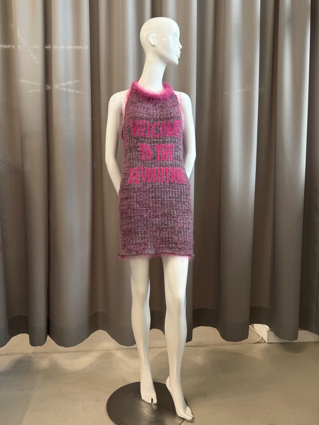 "Welcome to the revolution" dress-TATi-APOC STORE