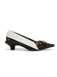 Bow Mule Heels Collar (Chocolate)-untitlab-APOC STORE