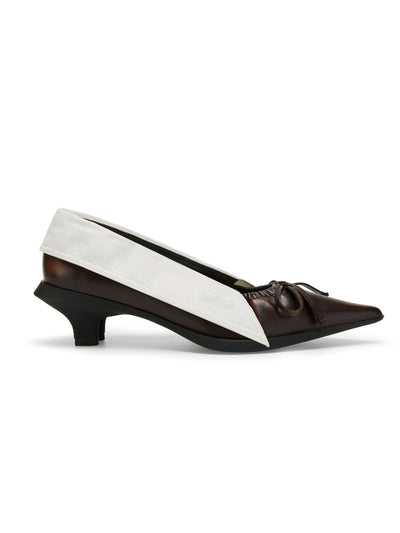 Bow Mule Heels Collar (Chocolate)-untitlab-APOC STORE