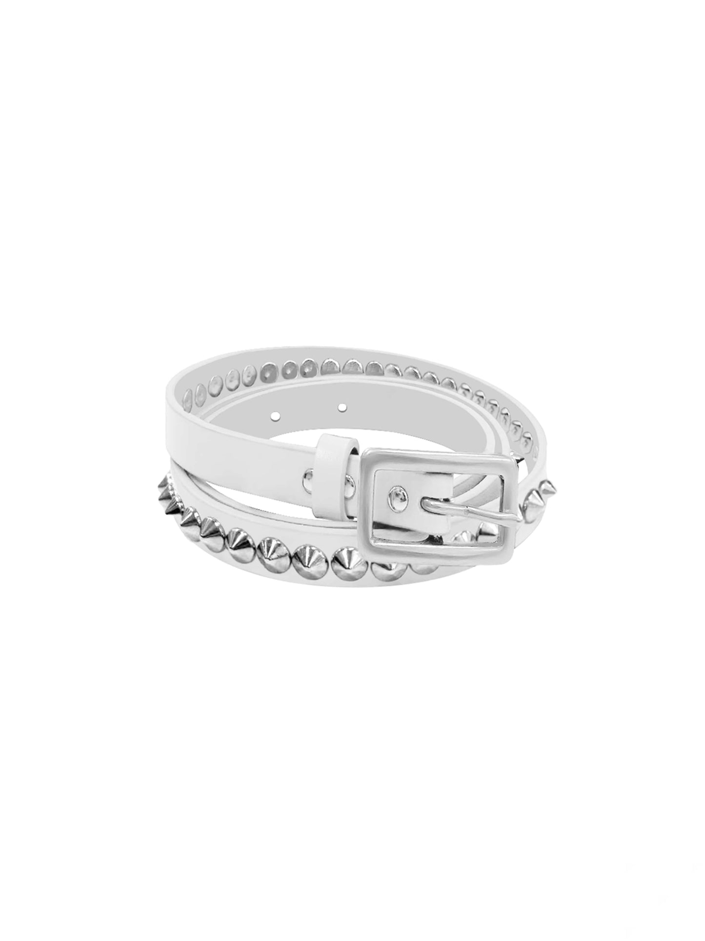 White Stud Belt-TRINITE Studio-APOC STORE