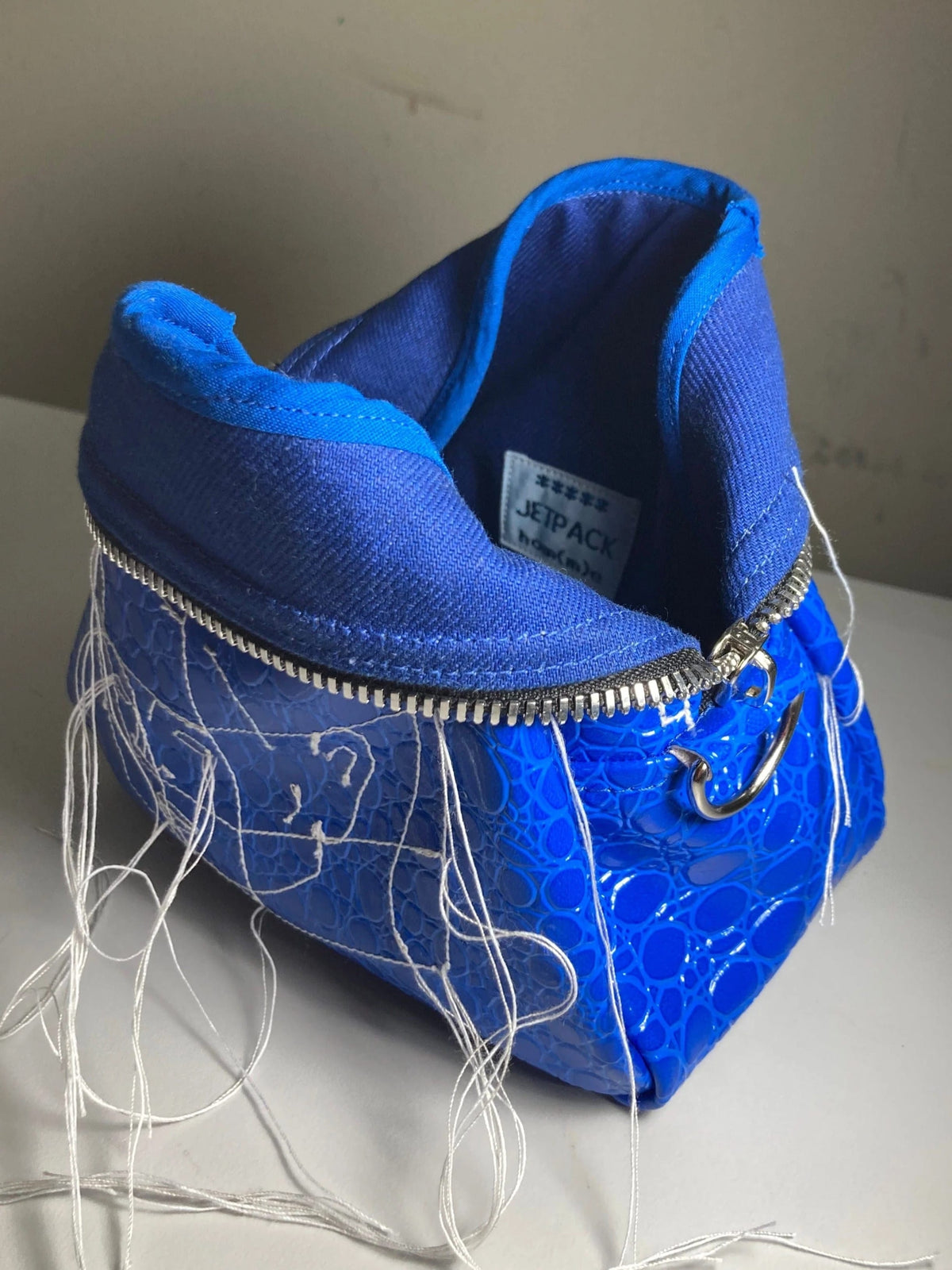 Embroidered Mini Bag Blue-Jetpack Hom(m)e-APOC STORE