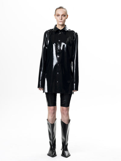 Balck Signature Latex Shirt-harri-APOC STORE