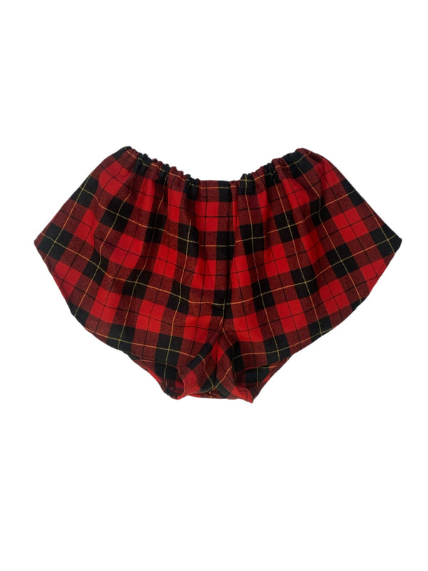Tartan Fine Wool Boxers-Polyhedron-APOC STORE