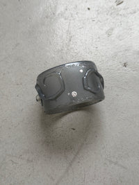 Flower Bangle - Foggy Obsidian-Crystal Toybox-APOC STORE