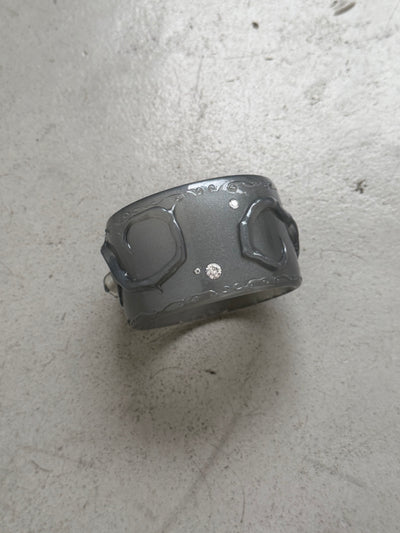 Flower Bangle - Foggy Obsidian-Crystal Toybox-APOC STORE