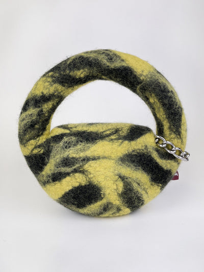 1 of 1 Mini Round Bag - Yellow / Black-Carboot-APOC STORE