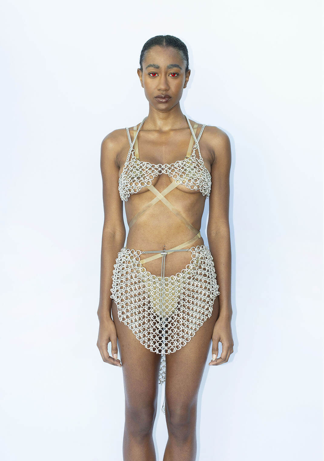 Silver Ring Skirt-JALACONDA-APOC STORE