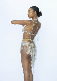 Silver Ring Skirt-JALACONDA-APOC STORE