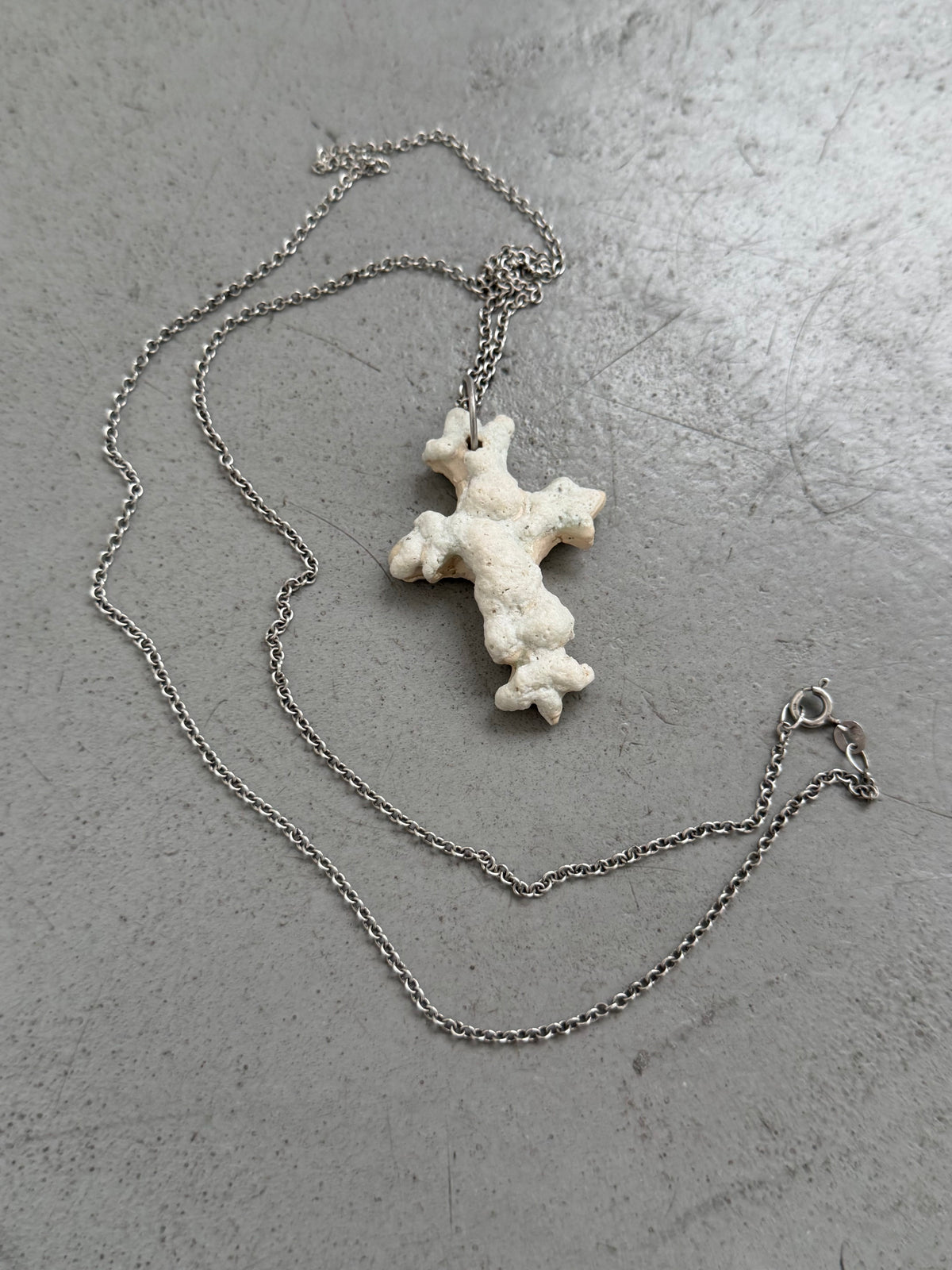 Ceramic Pendant Cross-Crystal-APOC STORE