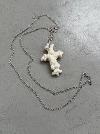 Ceramic Pendant Cross-Crystal-APOC STORE