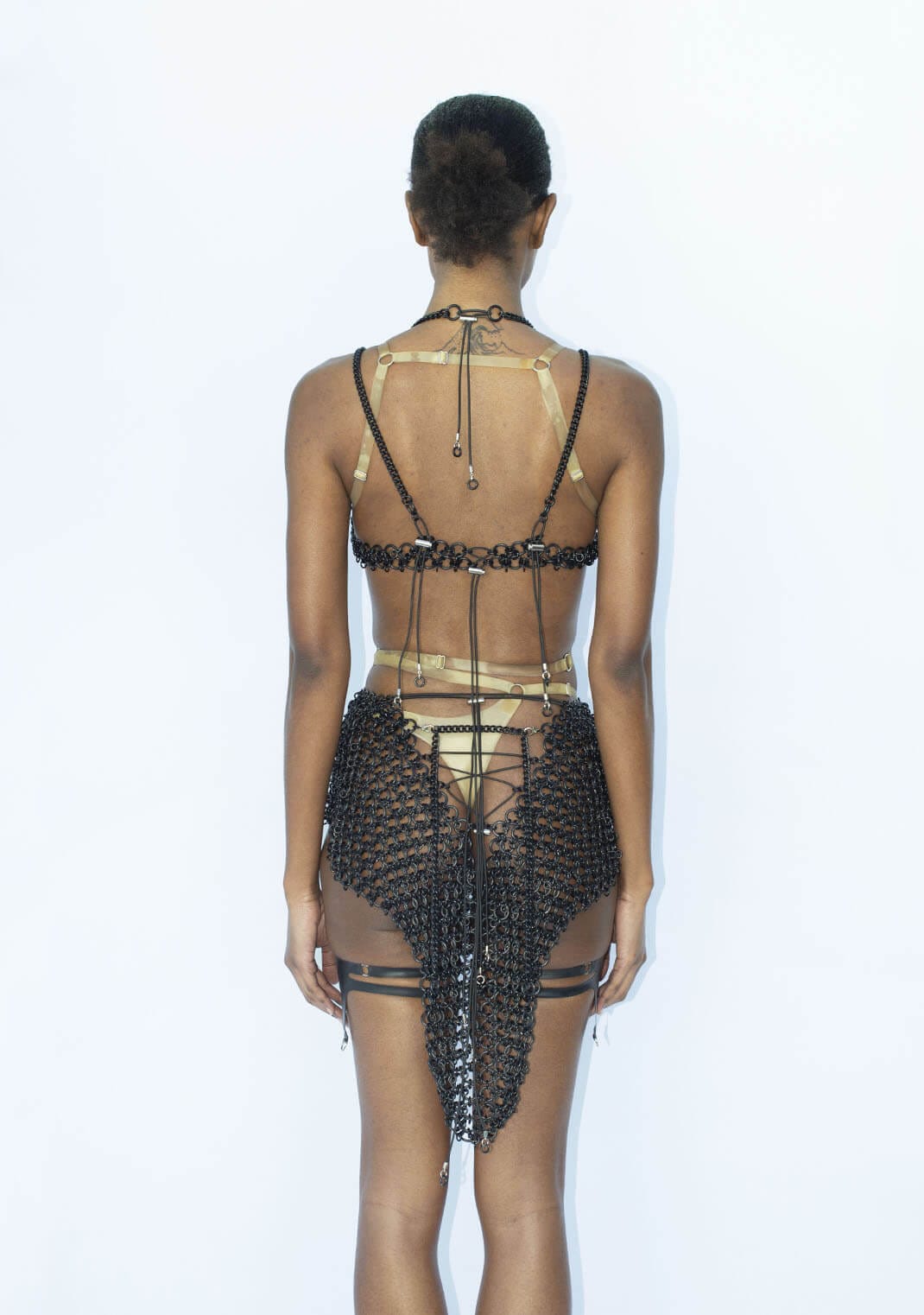 Black Ring Skirt-JALACONDA-APOC STORE