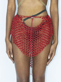 Red Ring Skirt-JALACONDA-APOC STORE