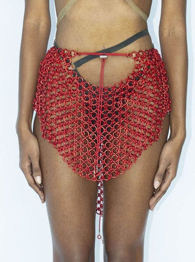 Red Ring Skirt-JALACONDA-APOC STORE