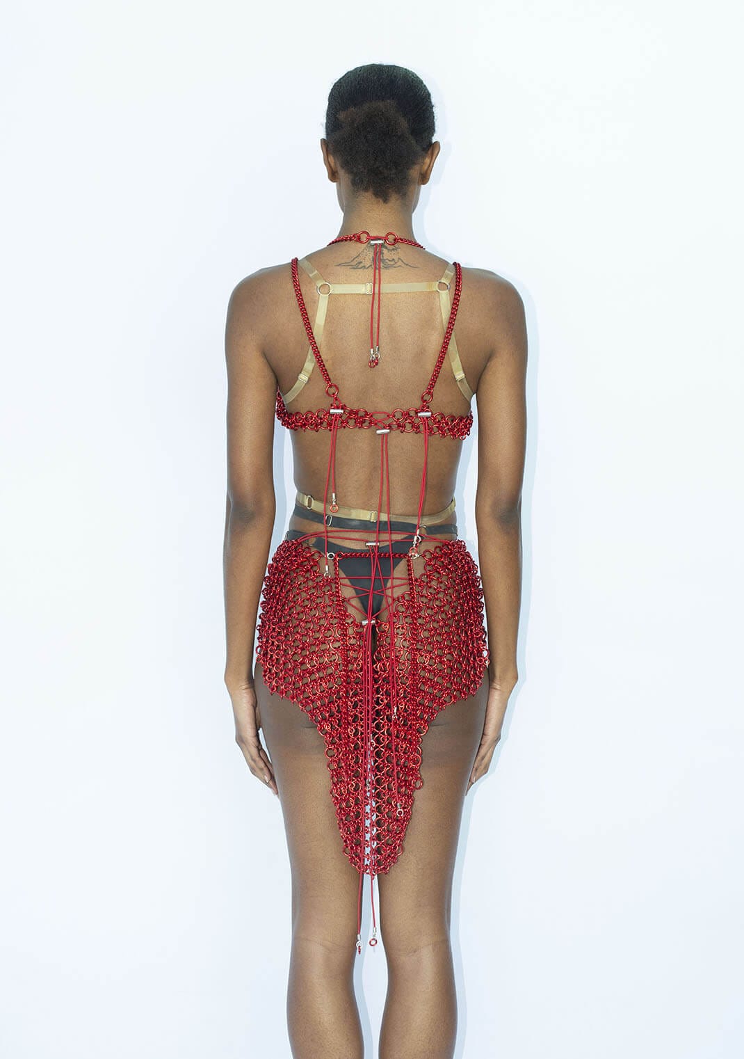 Red Ring Skirt-JALACONDA-APOC STORE