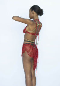 Red Ring Skirt-JALACONDA-APOC STORE