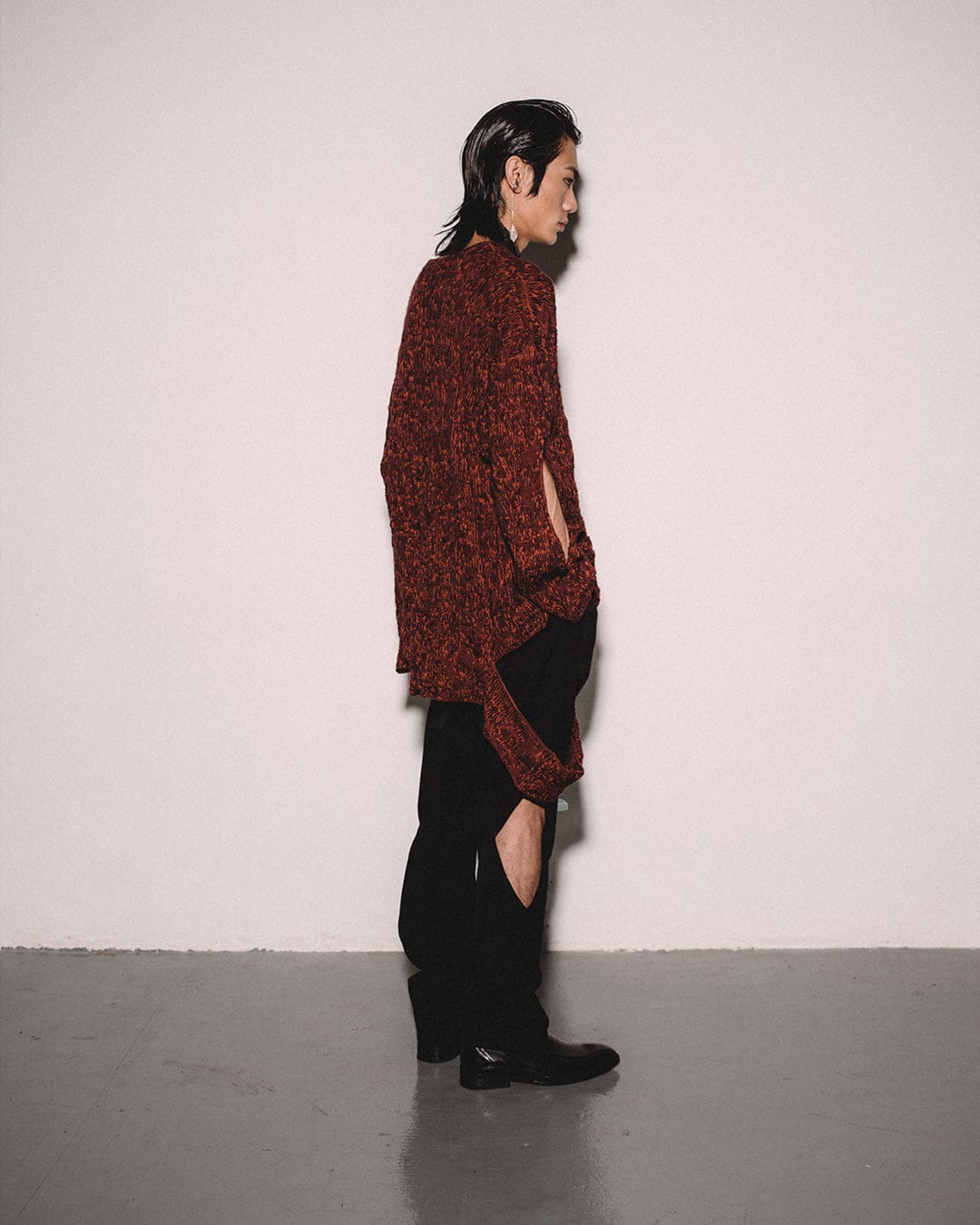 ‘ROTH’ TEXTURED KNIT JUMPER-SHEK LEUNG-APOC STORE