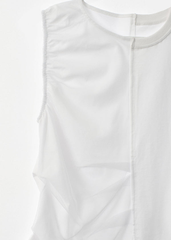 HALF SHA VEST WHITE-SAENGIN STUDIOS-APOC STORE