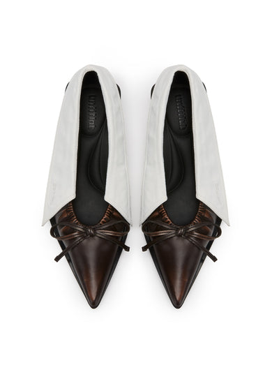 Bow Mule Heels Collar (Chocolate)-untitlab-APOC STORE