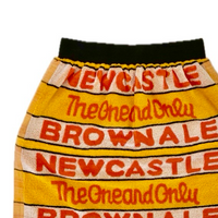 NEWCASTLE BROWN ALE BEER TOWEL MINI SKIRT-Adam Jones-APOC STORE