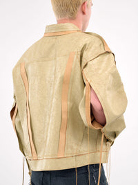 Aztec Clay/Tan Leather Jacket-Jetpack Hom(m)e-APOC STORE
