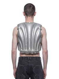 Silver Inflatable Armour Gilet-harri-APOC STORE