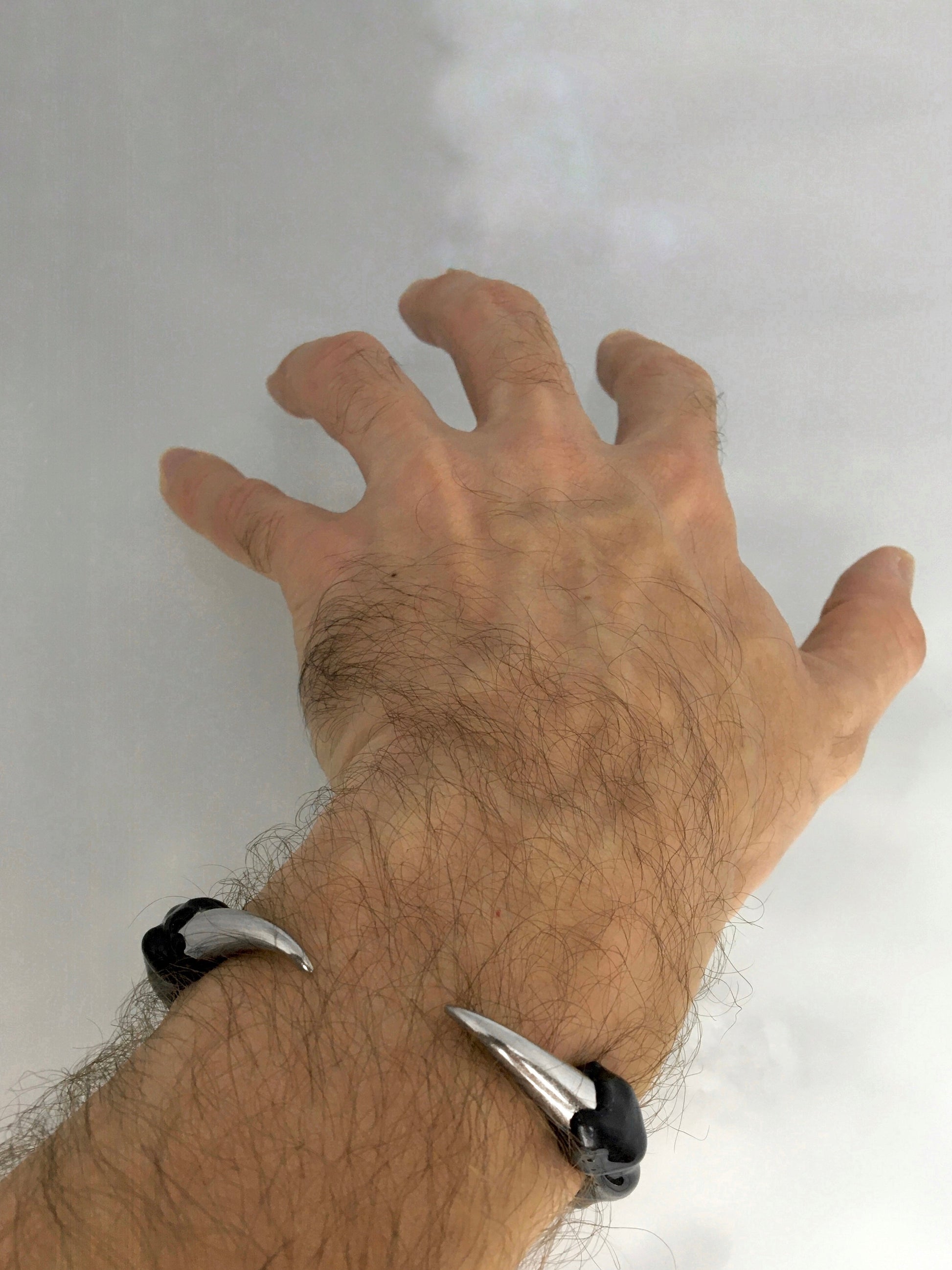 Black bracelet with spikes-CASPER DIY-APOC STORE
