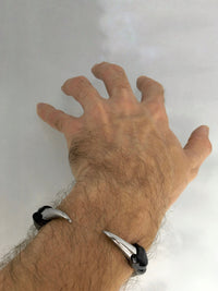 Black bracelet with spikes-CASPER DIY-APOC STORE