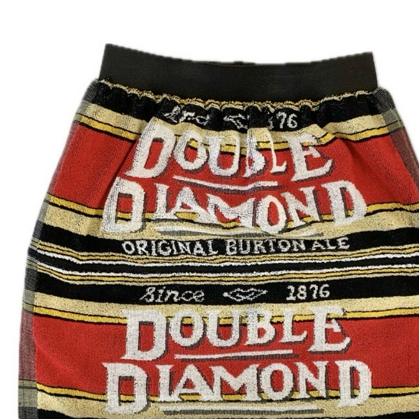 DOUBLE DIAMOND BEER TOWEL MINI SKIRT-Adam Jones-APOC STORE