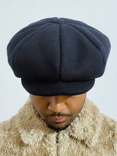 Black Baker Hat-Benny Andallo-APOC STORE
