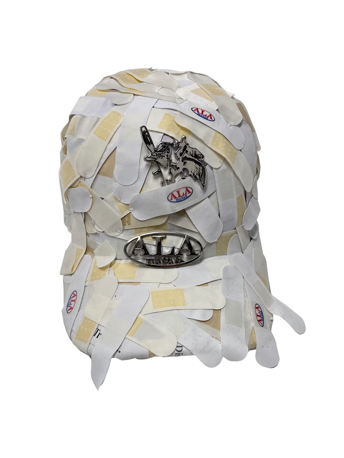 WOVEN BAND-AIDS CAP WHITE-ALA TIANAN-APOC STORE