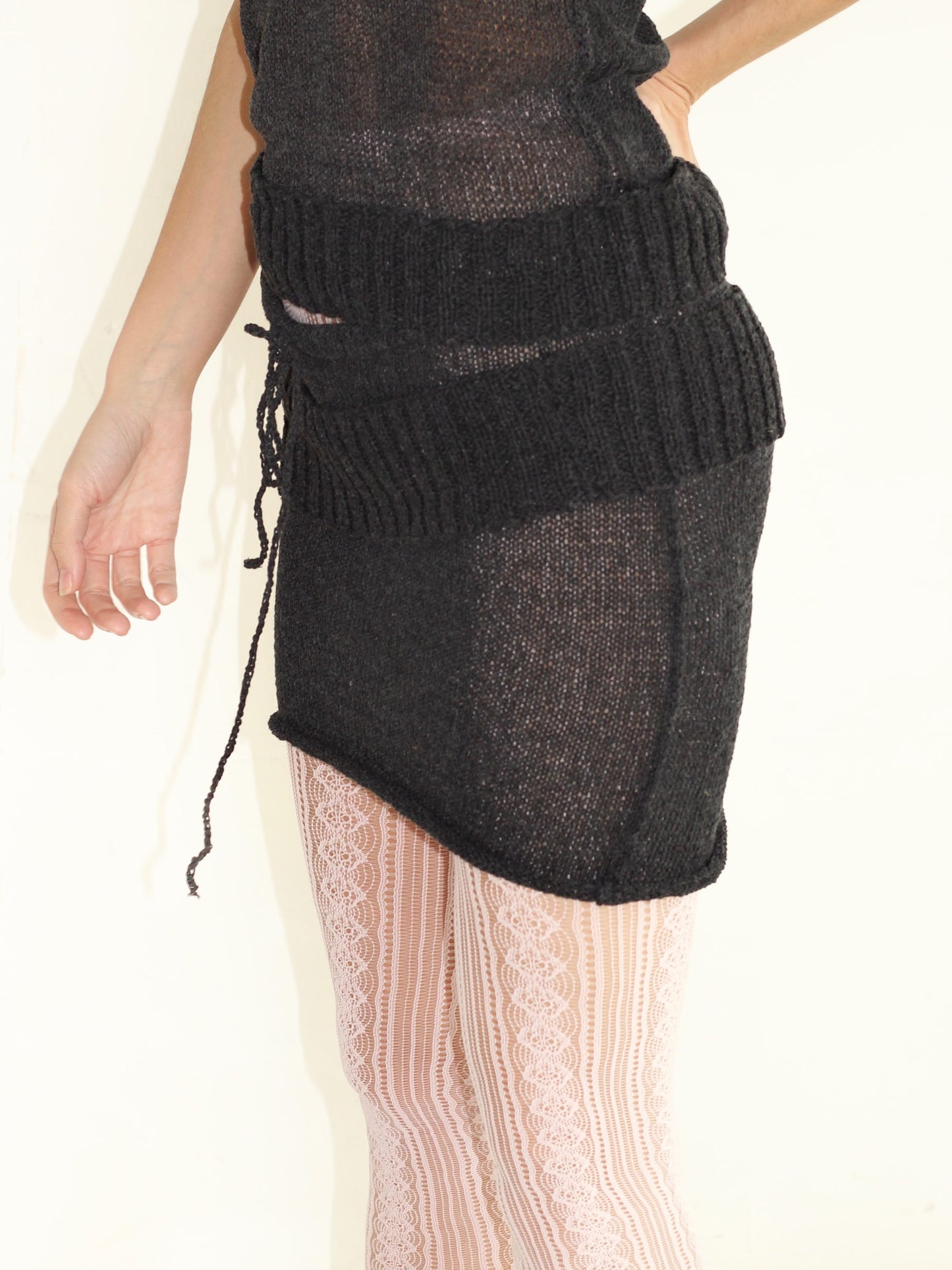 Mini-Skirt "Breeze" in Black-V4K-APOC STORE