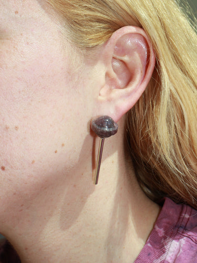 Sucker Earrings - Sour Grape-Marland Backus-APOC STORE