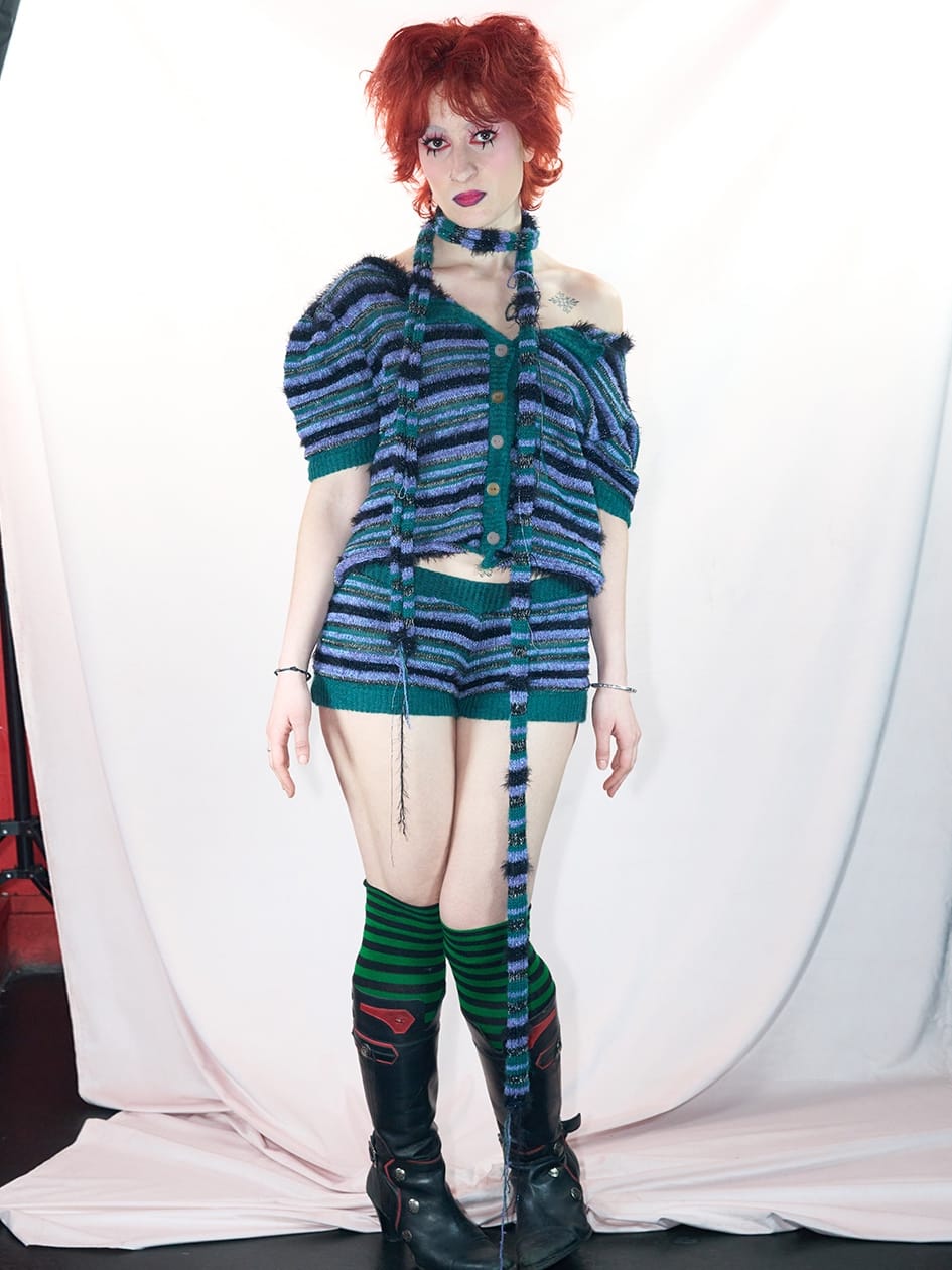 Green/blue scarf