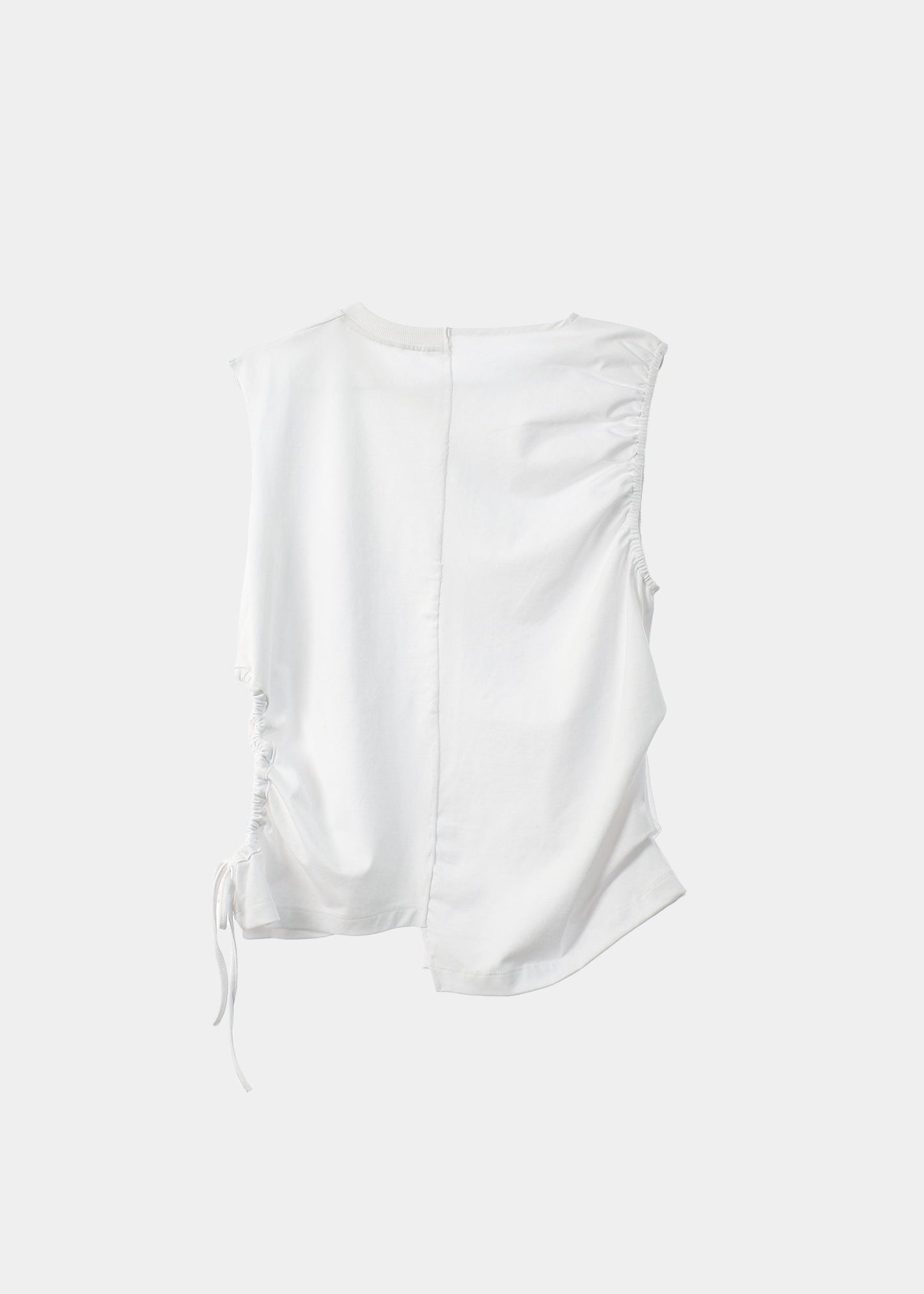 HALF SHA VEST WHITE-SAENGIN STUDIOS-APOC STORE