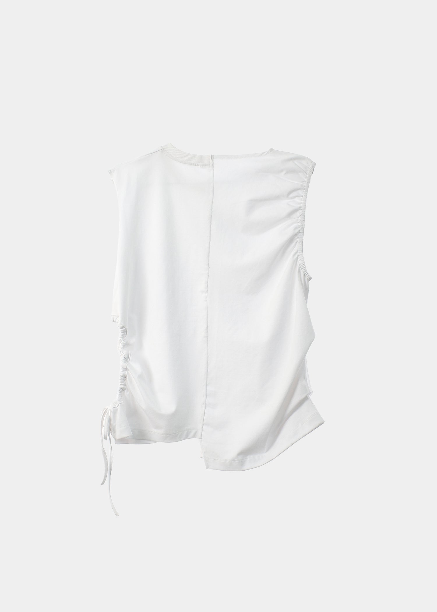 HALF SHA VEST WHITE-SAENGIN STUDIOS-APOC STORE