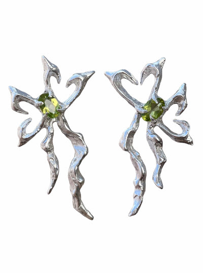 Harmony Earrings Peridot-Moira x Mel-APOC STORE