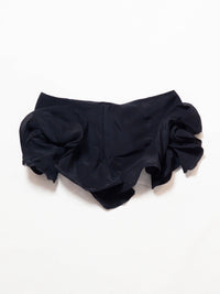 Slutty Mini Skirt in Black Silk-Pedro Trindade-APOC STORE