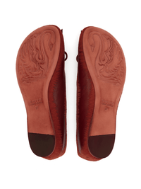 BAGGY BALLET FLATS SCRATCH RED-BHIVE-APOC STORE