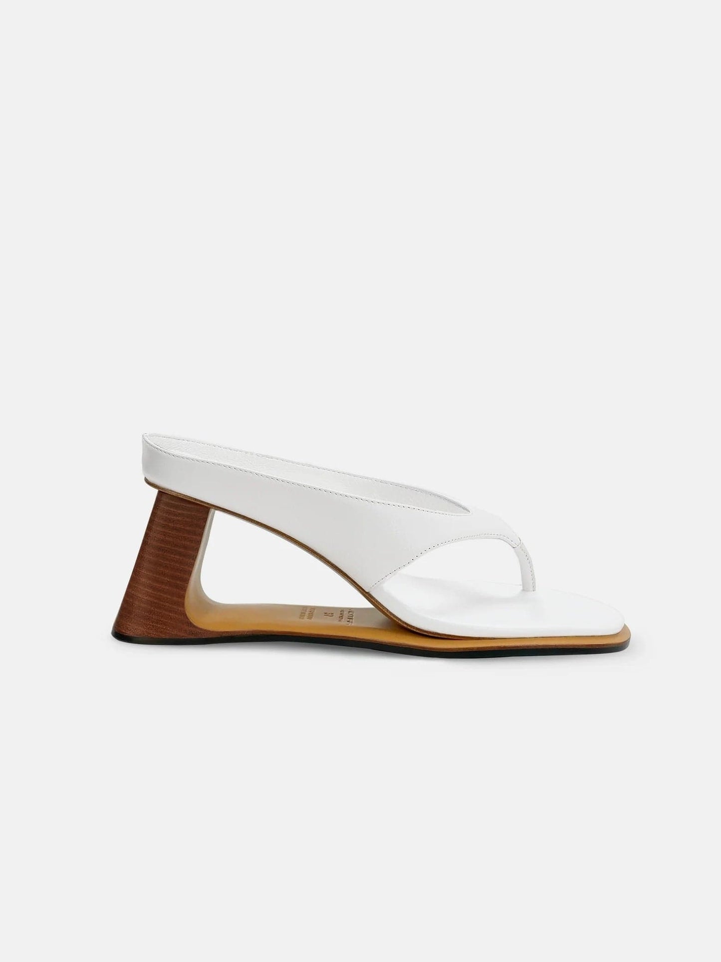 L’ABSURDE SANDAL - WHITE-MOTIRA-APOC STORE