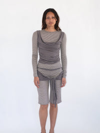 THE STRIPY TOP-Kenza Iatrides-APOC STORE