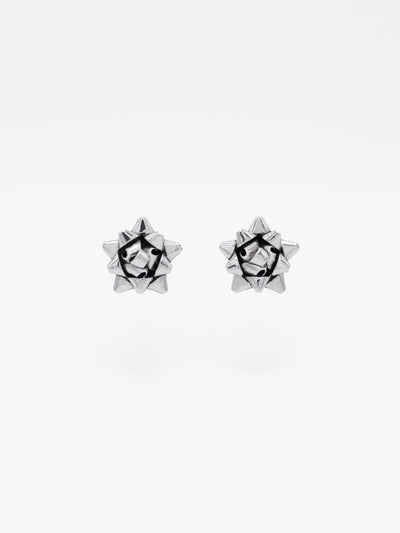 SILVER GIFT WRAP EARRINGS-RAPHAEL EVERDEEN-APOC STORE