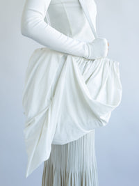Draped Tote Bags-Lucas Benjamin-APOC STORE
