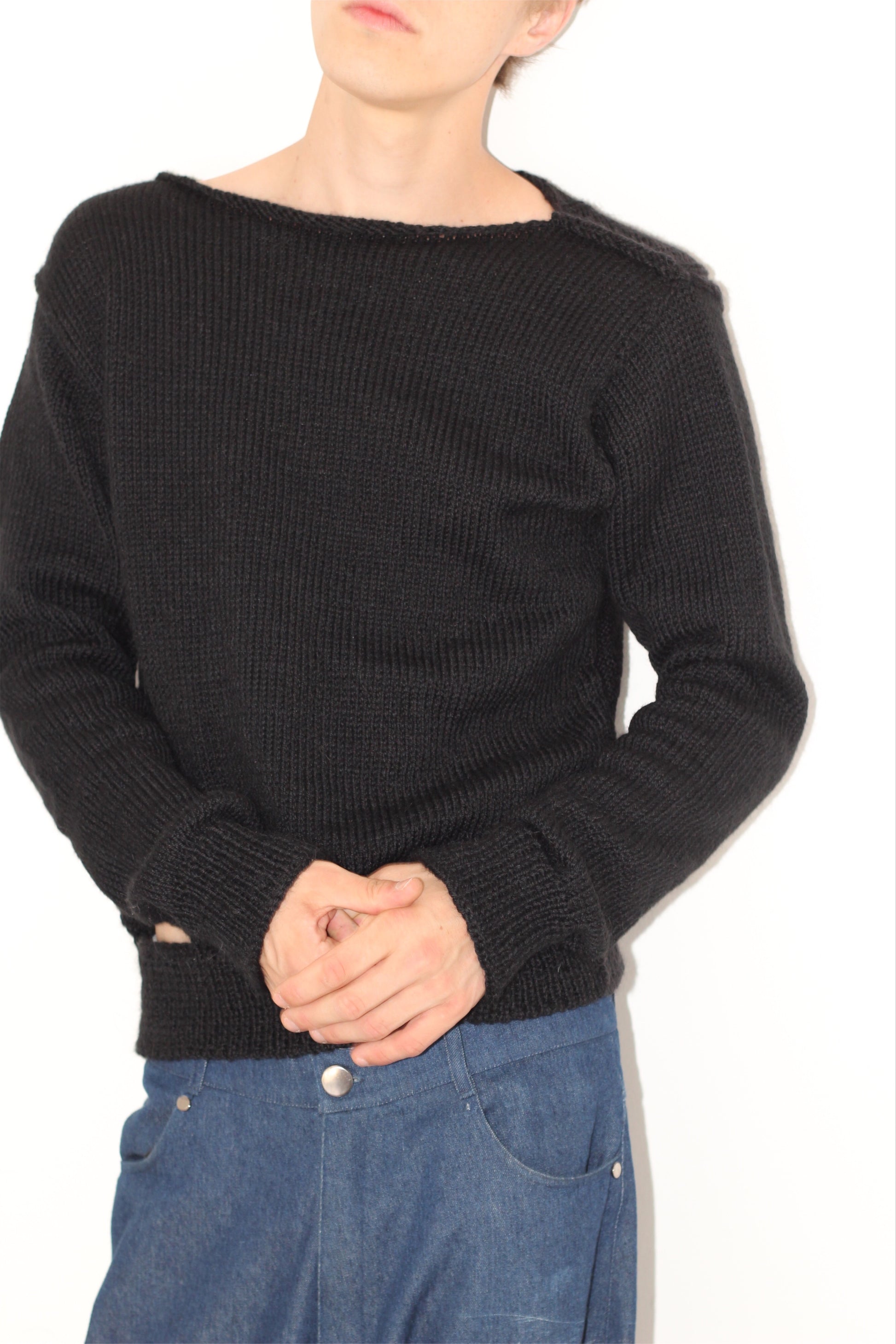 "Raw Elegance" Men's sweater-V4K-APOC STORE