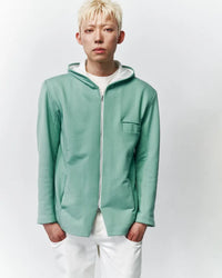 Tailored Hooded Jacket 001 _ Black-Taekh-APOC STORE