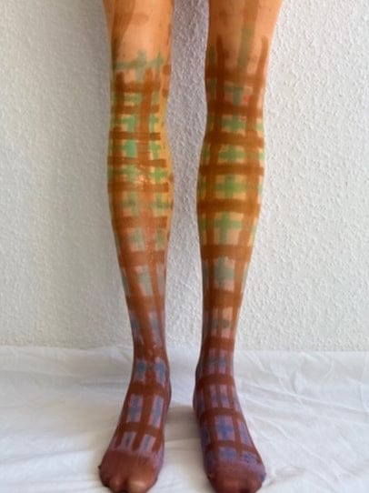 Checkered BR Tights-Stau Heidemarie-APOC STORE