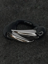 Black ring with spikes-CASPER DIY-APOC STORE