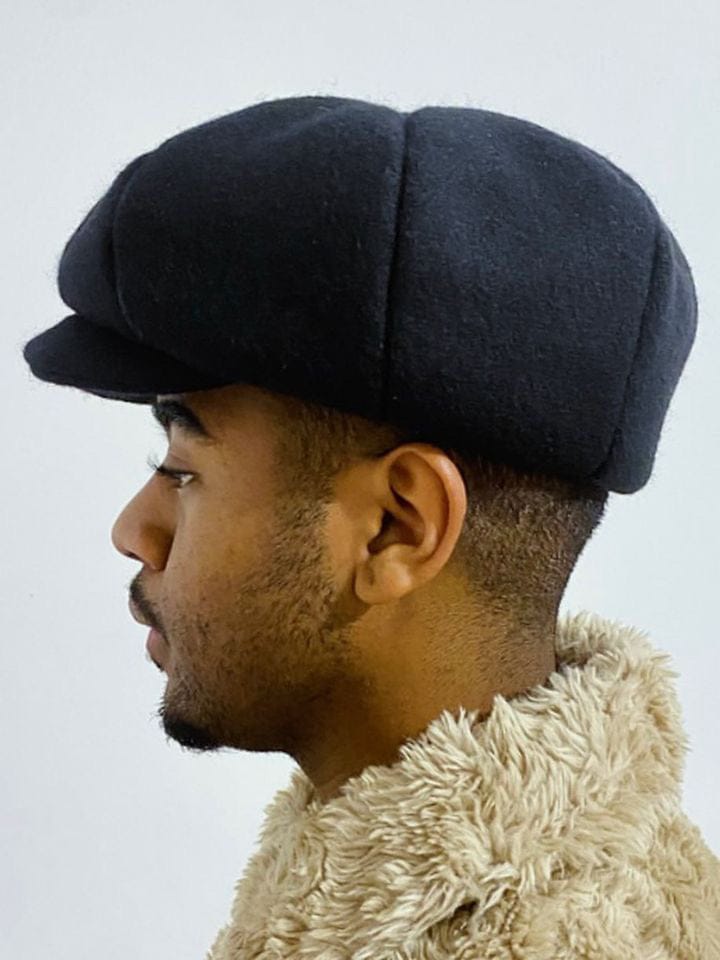 Black Baker Hat-Benny Andallo-APOC STORE