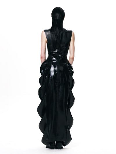 Deflated Latex Dress-harri-APOC STORE