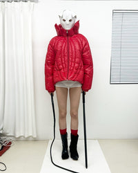 Asymmetry Slashed Fur Ankle Boots-Sung Ju-APOC STORE