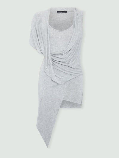 Drape Dress-Onrushw23fh-APOC STORE